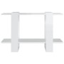 Glossy white shelving/space divider 80x30x51 cm by vidaXL, Bookcases and shelves - Ref: Foro24-811598, Price: 32,63 €, Discou...