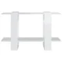 Glossy white shelving/space divider 80x30x51 cm by vidaXL, Bookcases and shelves - Ref: Foro24-811598, Price: 32,31 €, Discou...