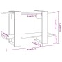 Glossy white shelving/space divider 80x30x51 cm by vidaXL, Bookcases and shelves - Ref: Foro24-811598, Price: 32,63 €, Discou...