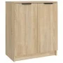 Mueble zapatero madera contrachapada roble sonoma 59x35x70 cm de vidaXL, Zapateros y organizadores de calzado - Ref: Foro24-8...