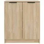 Mueble zapatero madera contrachapada roble sonoma 59x35x70 cm de vidaXL, Zapateros y organizadores de calzado - Ref: Foro24-8...