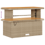 Conjunto de Sofás de Jardín de 9 Piezas con Cojines Beige Ratán de Polietileno Acacia | Foro24.es | Tu tienda online para hogar, jardín y más Foro24.es
