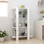 Weißes Regal/Raumteiler 80x30x123,5 cm von vidaXL, Bücherregale und Regale - Ref: Foro24-811574, Preis: 49,39 €, Rabatt: %