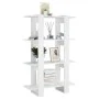 Weißes Regal/Raumteiler 80x30x123,5 cm von vidaXL, Bücherregale und Regale - Ref: Foro24-811574, Preis: 49,39 €, Rabatt: %