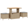 Juego de Sofá de Jardín de 8 Piezas con Cojines Ratán Beige Acacia | Foro24.es | Tu tienda online para hogar, jardín y más Foro24.es