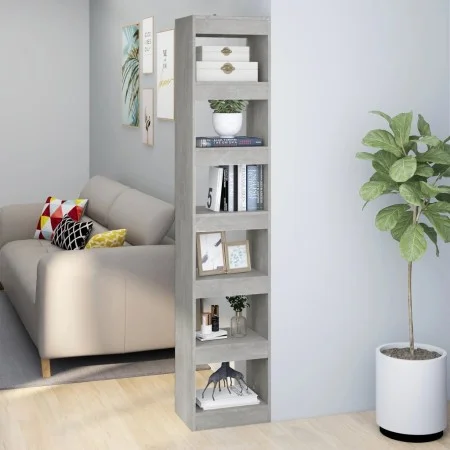 Concrete gray shelving/space divider 40x30x198 cm by vidaXL, Bookcases and shelves - Ref: Foro24-811641, Price: 72,39 €, Disc...