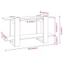 Betongraues Sperrholzregal 100x30x51 cm von vidaXL, Bücherregale und Regale - Ref: Foro24-811560, Preis: 38,15 €, Rabatt: %