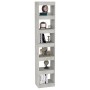 Betongraues Regal/Raumteiler 40x30x198 cm von vidaXL, Bücherregale und Regale - Ref: Foro24-811641, Preis: 73,40 €, Rabatt: %