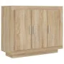 Sideboard aus Sonoma-Eichensperrholz, 92 x 35 x 75 cm von vidaXL, Sideboards - Ref: Foro24-811838, Preis: 83,09 €, Rabatt: %