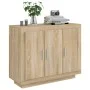 Sideboard aus Sonoma-Eichensperrholz, 92 x 35 x 75 cm von vidaXL, Sideboards - Ref: Foro24-811838, Preis: 83,09 €, Rabatt: %