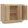 Sideboard aus Sonoma-Eichensperrholz, 92 x 35 x 75 cm von vidaXL, Sideboards - Ref: Foro24-811838, Preis: 83,09 €, Rabatt: %