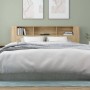 Mueble cabecero color roble Sonoma 200x18,5x104,5 cm de vidaXL, Cabeceros y pies de cama - Ref: Foro24-811955, Precio: 90,36 ...