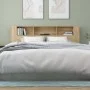 Mueble cabecero color roble Sonoma 200x18,5x104,5 cm de vidaXL, Cabeceros y pies de cama - Ref: Foro24-811955, Precio: 87,07 ...