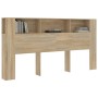 Kopfteilmöbel aus Sonoma-Eiche, 200 x 18,5 x 104,5 cm von vidaXL, Kopf- und Fußteile - Ref: Foro24-811955, Preis: 90,47 €, Ra...