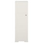 Armario de plástico diseño madera blanco angora 40x43x125 cm
