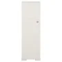 Armario de plástico diseño madera blanco angora 40x43x125 cm de vidaXL, Taquillas y armarios de almacenamiento - Ref: Foro24-...