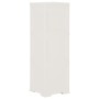 Armario de plástico diseño madera blanco angora 40x43x125 cm