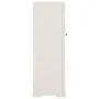 Kunststoff-Kleiderschrank im Angora-Design aus weißem Holz, 40 x 43 x 125 cm von vidaXL, Schließfächer und Lagerschränke - Re...