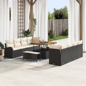 Conjunto de Sofá de Jardín de 11 Piezas con