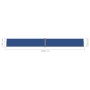 Retractable blue side awning 140x1200 cm by vidaXL, Umbrellas - Ref: Foro24-318064, Price: 112,15 €, Discount: %