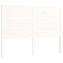 Weißer Massivholzbettrahmen mit Kopfteil 120x200 cm von vidaXL, Betten und Lattenroste - Ref: Foro24-3195022, Preis: 151,31 €...