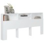 Mueble cabecero blanco 220x19x103,5 cm de vidaXL, Cabeceros y pies de cama - Ref: Foro24-811898, Precio: 78,95 €, Descuento: %