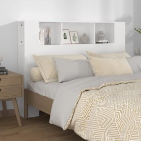 Weißes Kopfteilmöbel 140x18,5x104,5 cm von vidaXL, Kopf- und Fußteile - Ref: Foro24-811925, Preis: 65,72 €, Rabatt: %