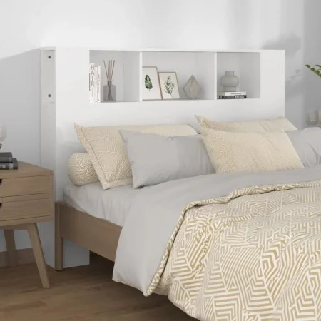 White headboard furniture 140x18.5x104.5 cm by vidaXL, Headboards and footboards - Ref: Foro24-811925, Price: 65,72 €, Discou...