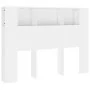 White headboard furniture 140x18.5x104.5 cm by vidaXL, Headboards and footboards - Ref: Foro24-811925, Price: 65,72 €, Discou...