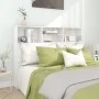 Glänzend weißes Kopfteilmöbel 140x19x103,5 cm von vidaXL, Kopf- und Fußteile - Ref: Foro24-811868, Preis: 75,13 €, Rabatt: %