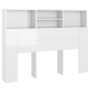 Glänzend weißes Kopfteilmöbel 140x19x103,5 cm von vidaXL, Kopf- und Fußteile - Ref: Foro24-811868, Preis: 76,71 €, Rabatt: %