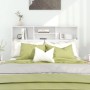 Glänzend weißes Kopfteilmöbel 140x19x103,5 cm von vidaXL, Kopf- und Fußteile - Ref: Foro24-811868, Preis: 76,71 €, Rabatt: %
