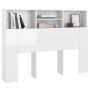 Glänzend weißes Kopfteilmöbel 140x19x103,5 cm von vidaXL, Kopf- und Fußteile - Ref: Foro24-811868, Preis: 76,71 €, Rabatt: %