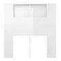 Glänzend weißes Kopfteilmöbel 100x18,5x104,5 cm von vidaXL, Kopf- und Fußteile - Ref: Foro24-811913, Preis: 58,23 €, Rabatt: %