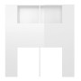 Glossy white headboard furniture 100x18.5x104.5 cm by vidaXL, Headboards and footboards - Ref: Foro24-811913, Price: 58,88 €,...