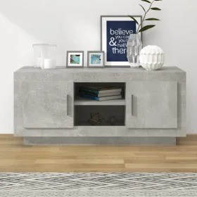 Concrete gray plywood TV cabinet 102x35x45 cm by vidaXL, TV Furniture - Ref: Foro24-811794, Price: 59,71 €, Discount: %