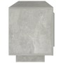 Mueble de TV madera contrachapada gris hormigón 102x35x45 cm