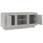 Mueble de TV madera contrachapada gris hormigón 102x35x45 cm de vidaXL, Muebles TV - Ref: Foro24-811794, Precio: 60,31 €, Des...
