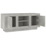 TV-Schrank aus betongrauem Sperrholz, 102 x 35 x 45 cm von vidaXL, TV-Möbel - Ref: Foro24-811794, Preis: 60,94 €, Rabatt: %