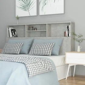 Concrete gray headboard furniture 160x19x103.5 cm by vidaXL, Headboards and footboards - Ref: Foro24-811875, Price: 69,08 €, ...