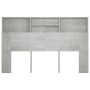 Concrete gray headboard furniture 160x19x103.5 cm by vidaXL, Headboards and footboards - Ref: Foro24-811875, Price: 69,67 €, ...
