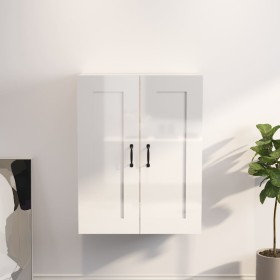 Armario de pared colgante blanco brillante 69,5x32,5x90 cm de vidaXL, Aparadores - Ref: Foro24-812309, Precio: 83,31 €, Descu...