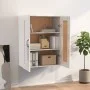 Armario de pared colgante blanco brillante 69,5x32,5x90 cm de vidaXL, Aparadores - Ref: Foro24-812309, Precio: 82,04 €, Descu...