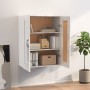 Glossy white hanging wall cabinet 69.5x32.5x90 cm by vidaXL, Sideboards - Ref: Foro24-812309, Price: 83,31 €, Discount: %