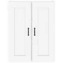 Glossy white hanging wall cabinet 69.5x32.5x90 cm by vidaXL, Sideboards - Ref: Foro24-812309, Price: 82,15 €, Discount: %
