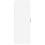 Glossy white hanging wall cabinet 69.5x32.5x90 cm by vidaXL, Sideboards - Ref: Foro24-812309, Price: 83,31 €, Discount: %