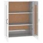 Glossy white hanging wall cabinet 69.5x32.5x90 cm by vidaXL, Sideboards - Ref: Foro24-812309, Price: 82,15 €, Discount: %