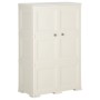Vanila Ice wood design plastic wardrobe 79x43x125 cm by vidaXL, Lockers and storage cabinets - Ref: Foro24-340591, Price: 125...