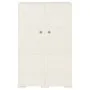 Vanila Ice Kunststoff-Kleiderschrank im Holzdesign, 79 x 43 x 125 cm von vidaXL, Schließfächer und Lagerschränke - Ref: Foro2...
