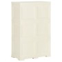 Vanila Ice wood design plastic wardrobe 79x43x125 cm by vidaXL, Lockers and storage cabinets - Ref: Foro24-340591, Price: 125...